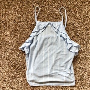 American Eagle Ruffle Tank Top